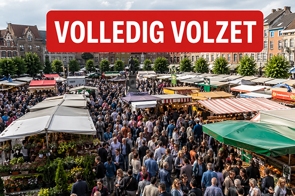 Markten volzet